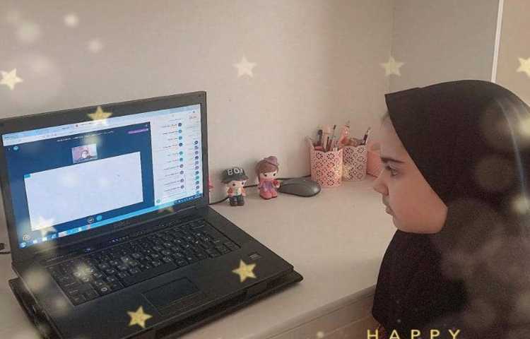 دانش آموزان فعال در کلاس آنلاین ریاضی