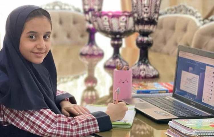 دانش آموزان فعال در کلاس آنلاین