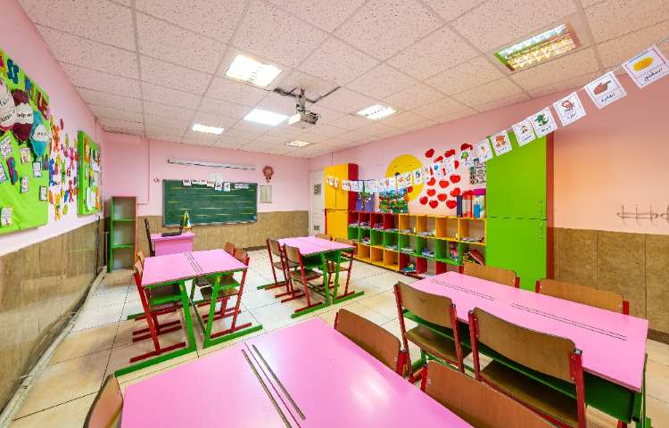 کلاس دبستان دخترانه منطقه 5 تهران - آریاشهر