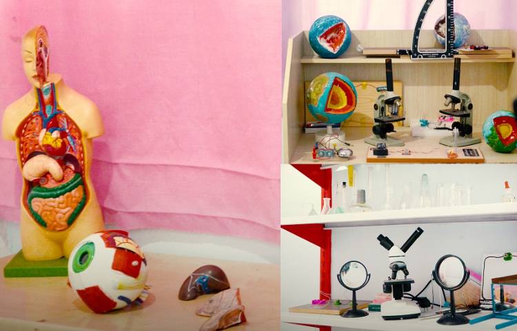 آزمایشگاه دبستان دخترانه ناحیه 4 مشهد - بهار