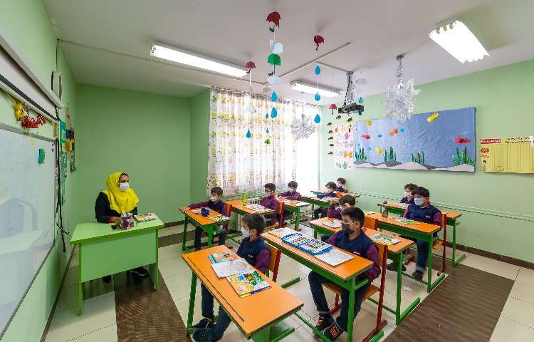 کلاس دبستان پسرانه جنت آباد منطقه 5 تهران