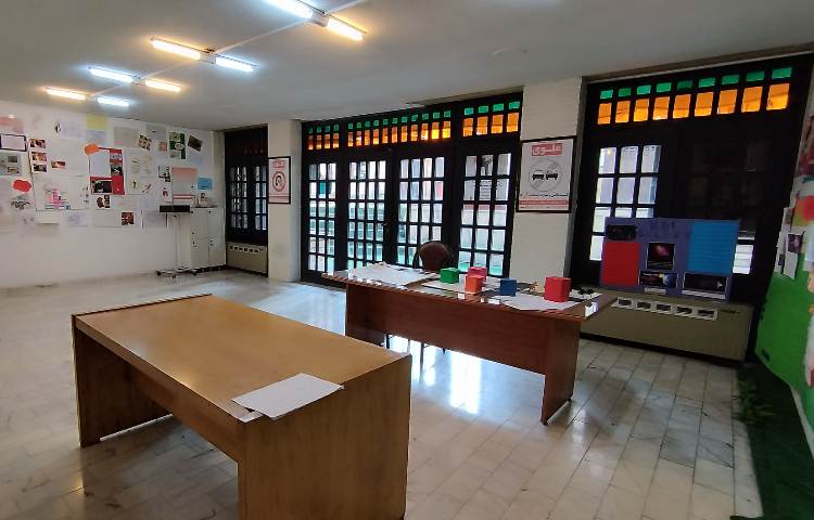 سالن ورودی دبستان پسرانه ملاصدرا اصفهان