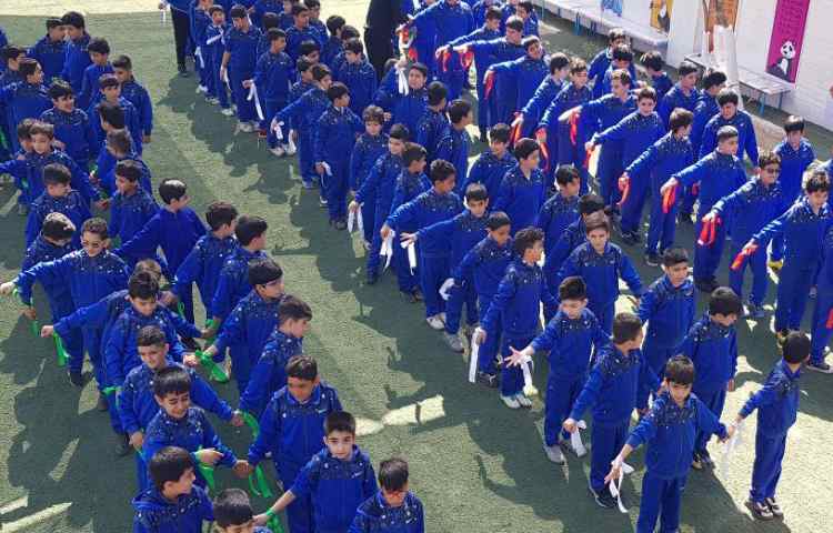 حیاط دبستان پسرانه ناحیه 1شیراز - فرهنگ شهر