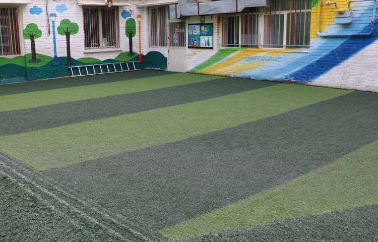 حیاط دبستان پسرانه ناحیه 1 تبریز - آبرسان