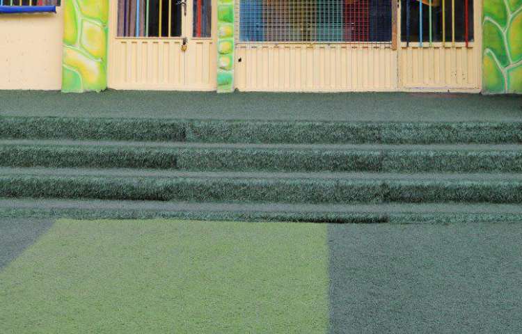 حیاط دبستان پسرانه ناحیه 1 تبریز - آبرسان