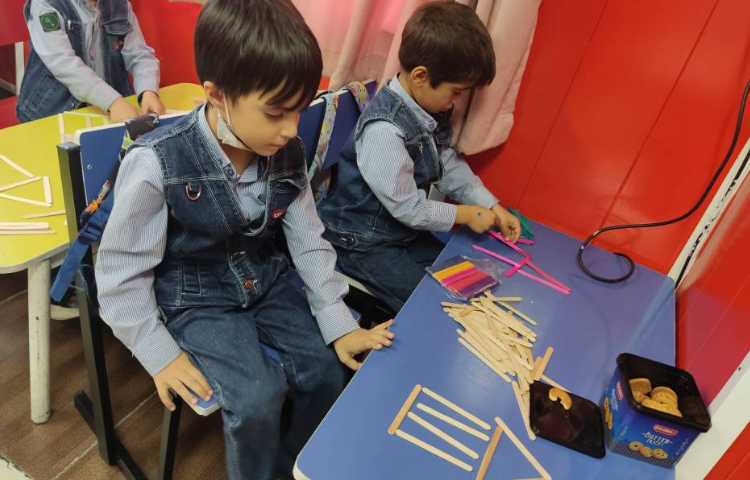 درست کردن اشکال هندسی با استفاده از چوب بستنی 7