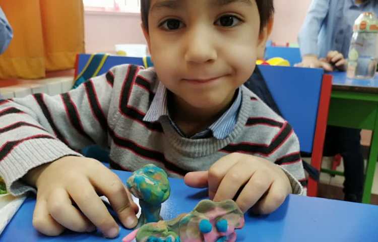 درست کردن شیر و درخت با خمیربازی 3