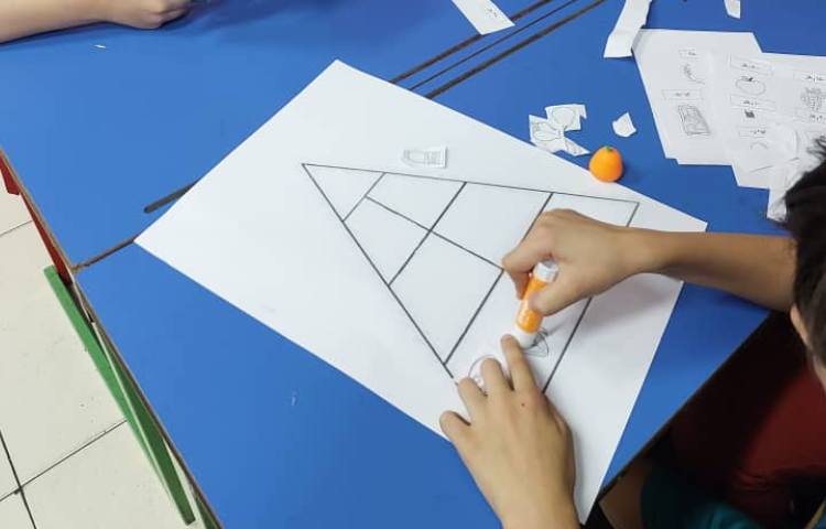 درست کردن هرم غذایی 1