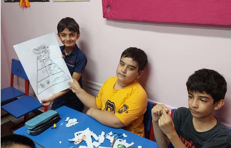 درست کردن هرم غذایی 5