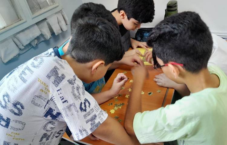 درست کردن پازل