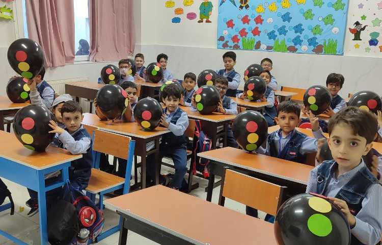 درست کردن چراغ راهنما برای درس فارسی 3