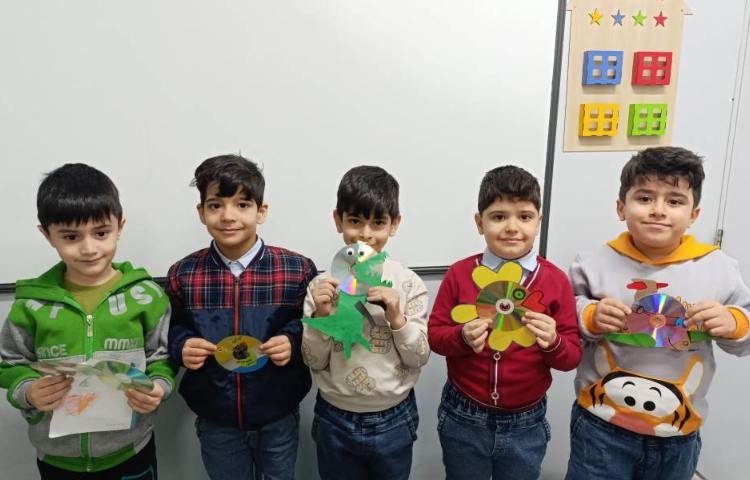 درست کردن کاردستی با cd برای کلاس کامپیوتر 1