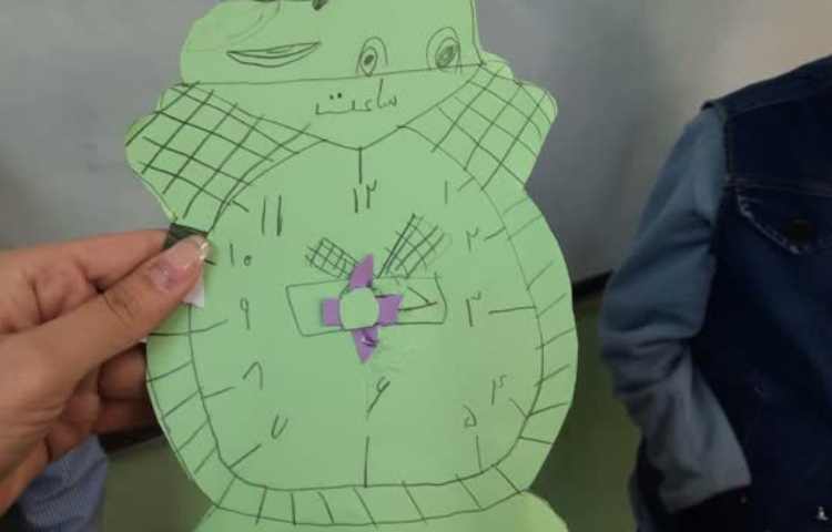 درست کردن کاردستی ساعت 2