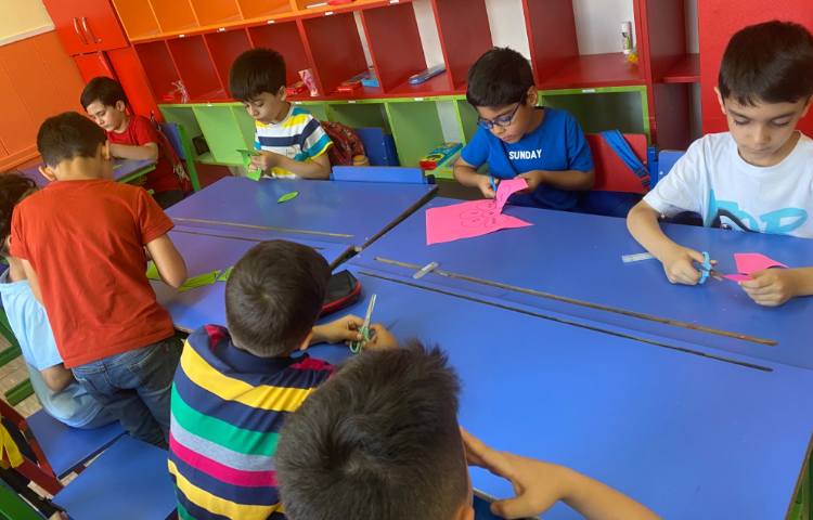 : درست کردن کاردستی مربوط به حروف x,y,ch,sh,th 2