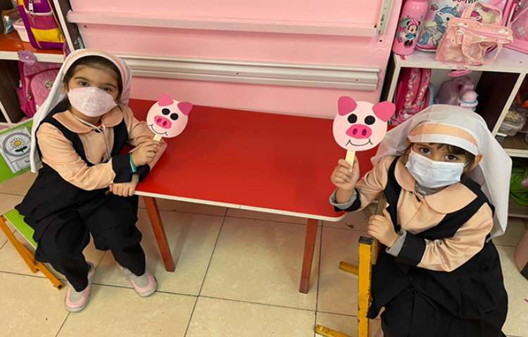 درست کردن کاردستی مرتبط با حرف تدریس شده 5