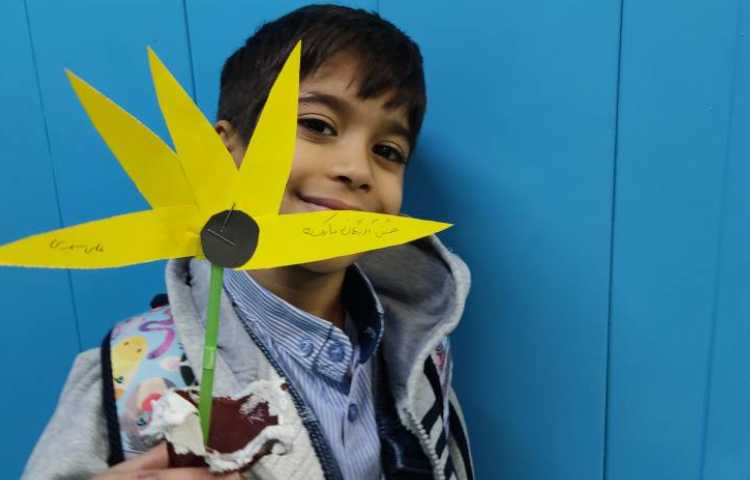 درست کردن گل آذریون مربوط به آذرجشن 1