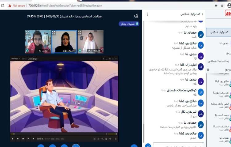 درس اجتماعی با موضوع راه‌ها و حمل و نقل و تماشای فیلم جهت ایجاد انگیزه و آموزش غیر مستقیم