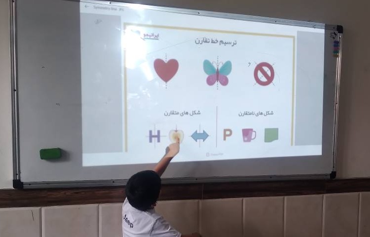 درس ریاضی: آشنایی با تقارن و اشیای متقارن در محیط اطراف 1