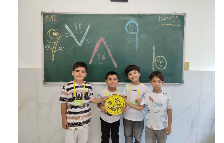 درس ریاضی آموزش اعداد به صورت پازل پیتزا در کلاس اجرا شد. 1