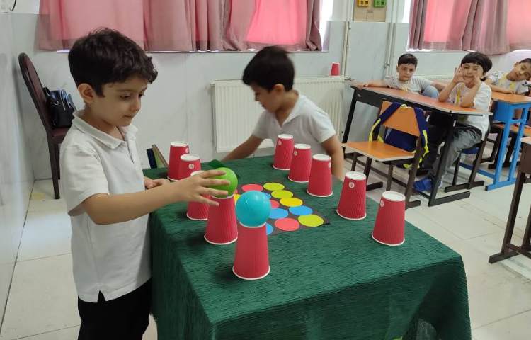 درس ریاضی آموزش الگویابی در کلاس انجام شد