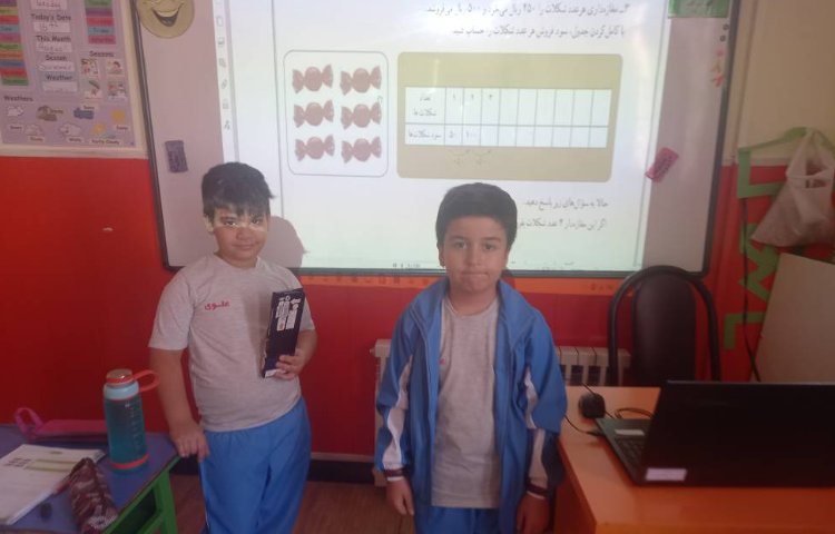 :درس ریاضی، آموزش حل مسئله همراه با نمایش عینی، کلاس مریخ 2