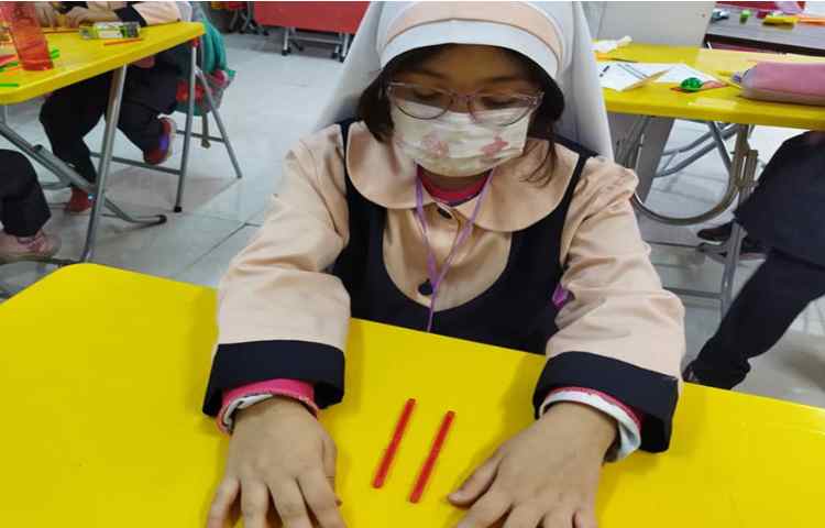 درس ریاضی( آموزش چوب خط) 9