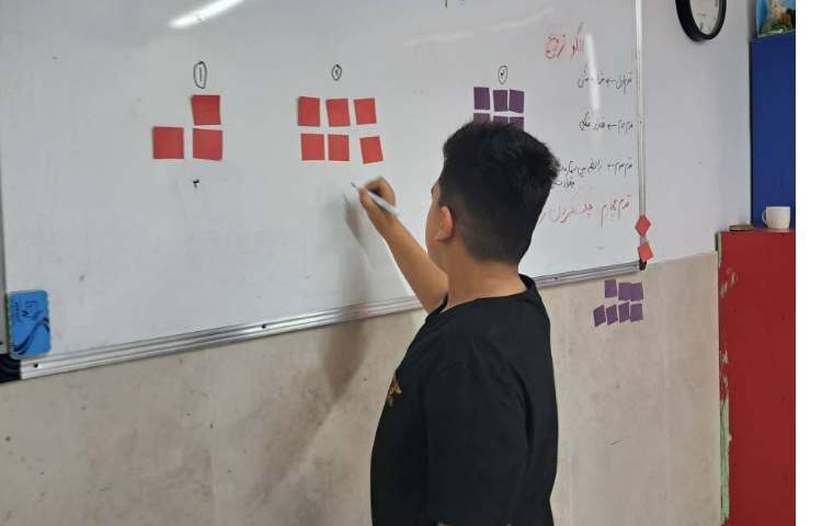 درس ریاضی الگو اعداد بحث کلاسی 5