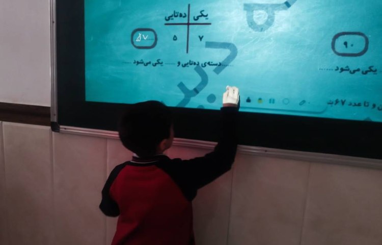 درس ریاضی انجام کتاب کار ریاضی با مشارکت دانش آموزان 2