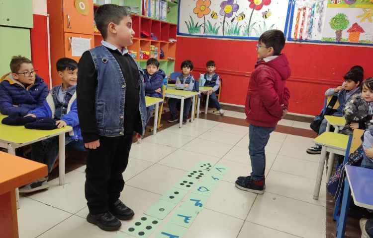 درس ریاضی: بازی پرش بر روی اعداد به صورت هماهنگ 4