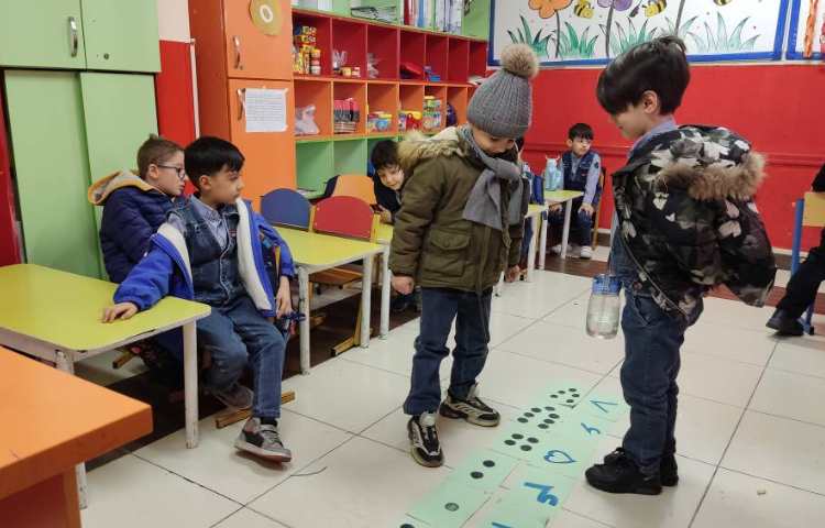 درس ریاضی: بازی پرش بر روی اعداد به صورت هماهنگ 6