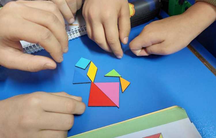 درس ریاضی: تدریس تانگرام 1