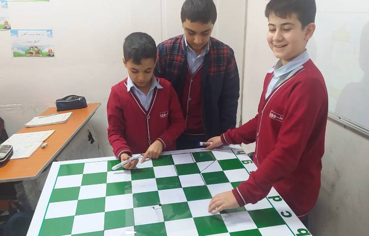 درس ریاضی تدریس تقارن مرکزی و محوری 13