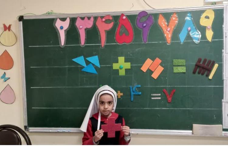 درس ریاضی (تدریس جمع یک رقمی) 1