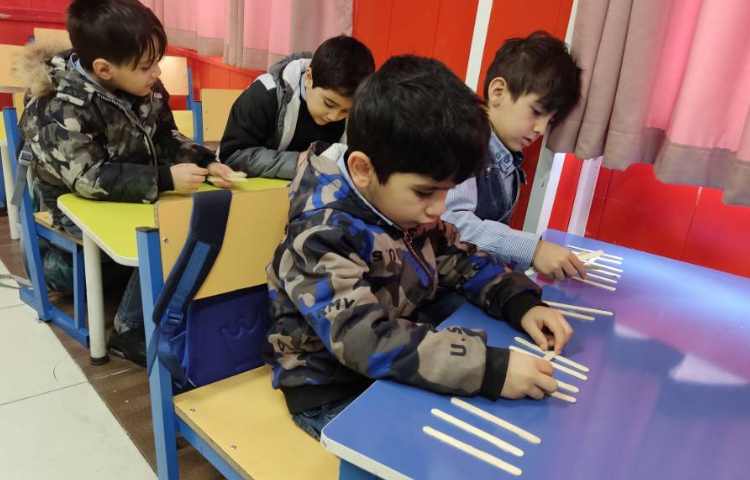 درس ریاضی تمرین چوب خط 3