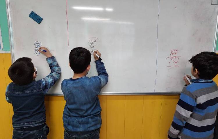 :درس ریاضی، جمع عددهای سه رقمی به روش فرایندی 2