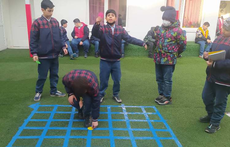 درس ریاضی دستگاه مختصات 10