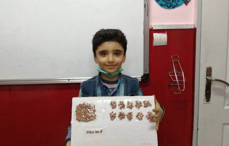 :درس ریاضی، دست ورزی مفهوم صد 4