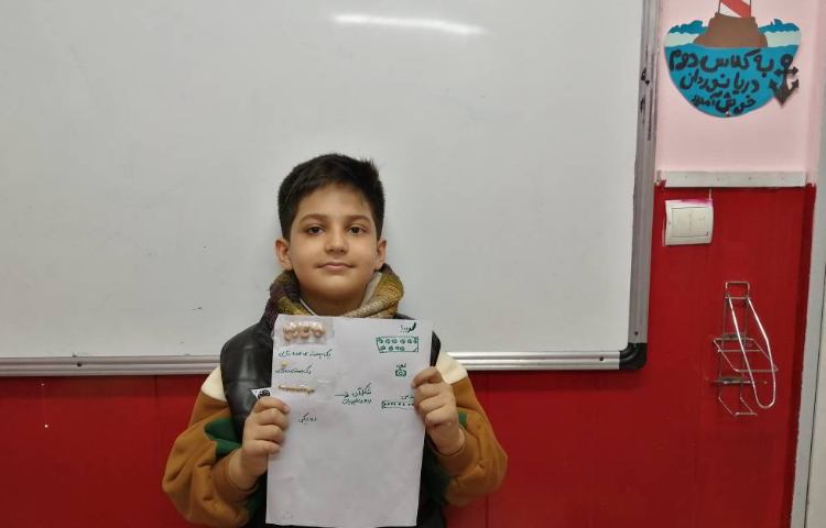 :درس ریاضی، دست ورزی مفهوم صد 5