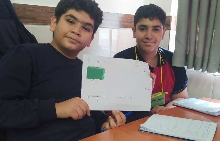 درس ریاضی دست ورزی کسرها 3