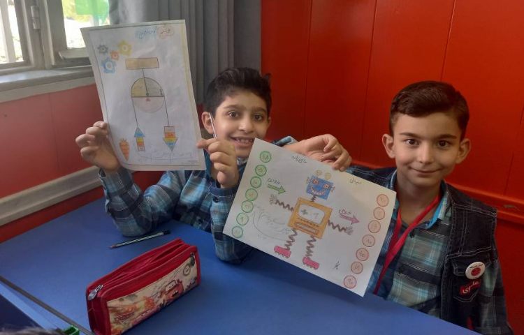 :درس ریاضی، ماشینهای ورودی و خروجی، کلاس مریخ