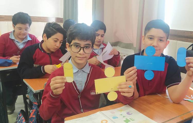 درس ریاضی محاسبه مساحت گسترده استوانه 6