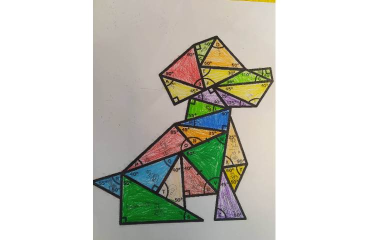 درس ریاضی پیدا کردن زاویه ها و محاسبه آنها 3