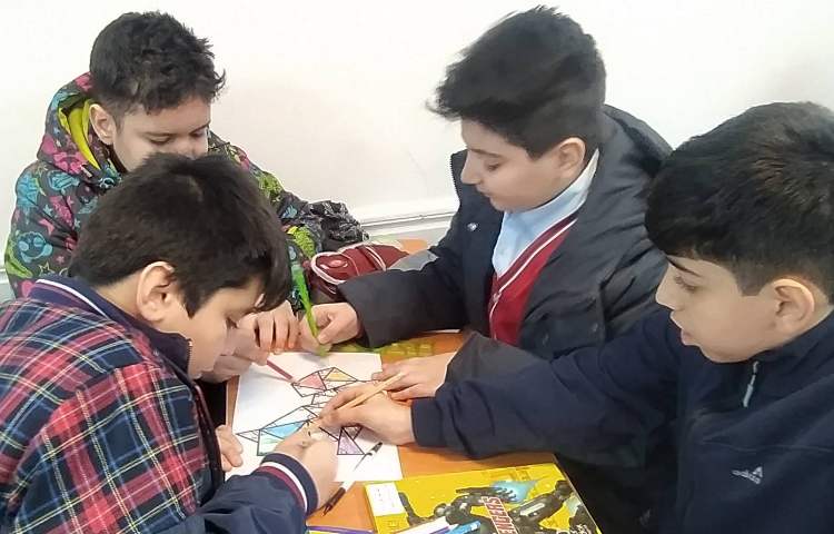 درس ریاضی پیدا کردن زاویه ها و محاسبه آنها 5