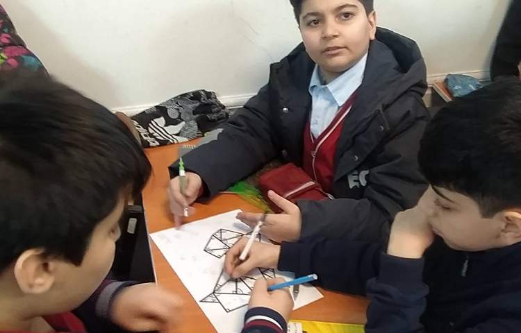 درس ریاضی پیدا کردن زاویه ها و محاسبه آنها 7