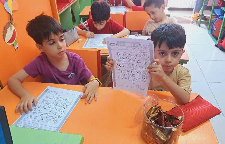 درس ریاضی یادگیری تناظر و شمارش 1