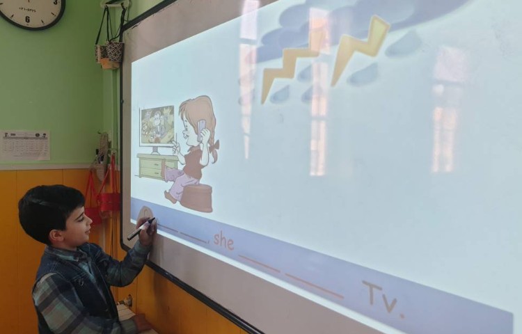 :درس زبان،تمرین جمله سازی با توجه به تصویر 1