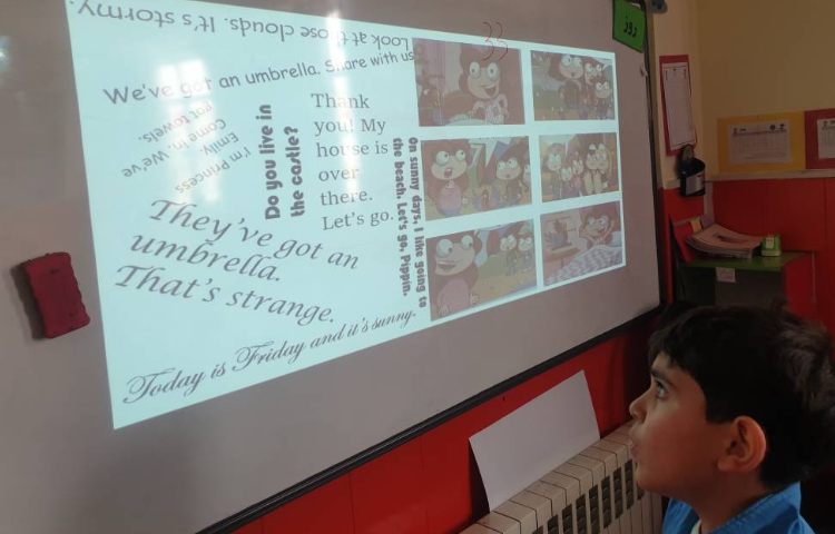 :درس زبان،تمرین خواندن جملات داستان به شکلی متفاوت 2