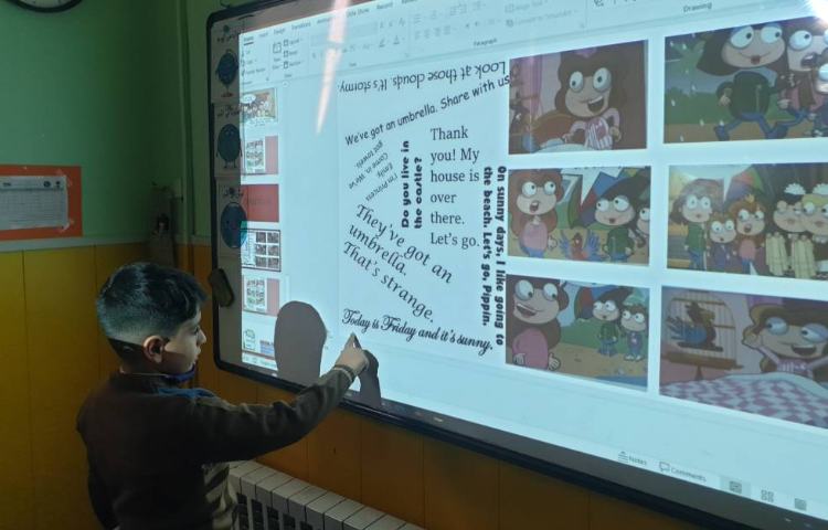 :درس زبان،تمرین خواندن جملات داستان به شکلی متفاوت 3