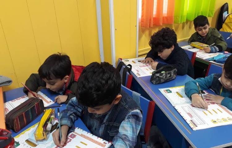 :درس زبان، انجام تمرین های کتاب math 3