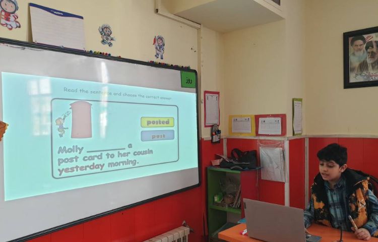 :درس زبان، تمرین جمله سازی زمان گذشته همراه با بازی 3